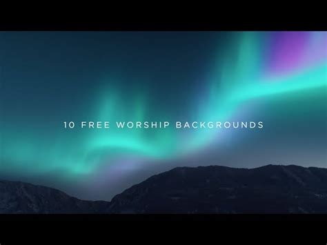 Christian Worship Backgrounds For Powerpoint