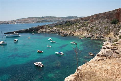 Mistra, St Paul's Bay, Malta - this is a walk from Mistra bay towards Selmun (underneath the ...