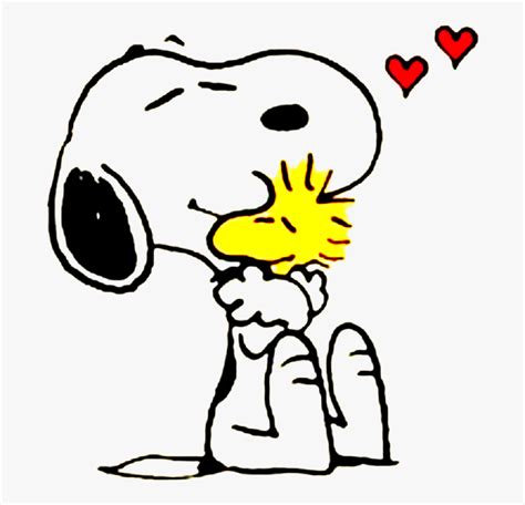 Snoopy Png - Snoopy And Woodstock Hug, Transparent Png - kindpng