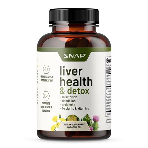 Liver Health Support Supplement - Liver Cleanse Detox & Repair Formula - Fatty Liver Repair ...