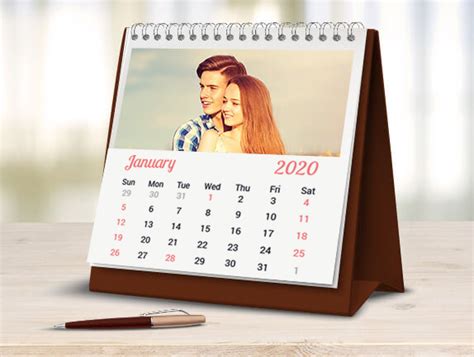 Desk Calendar Unique Design 2024 - Calendar 2024 Ireland Printable