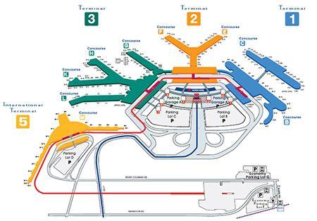 O Hare Airport Diagram Chicago O'hare International Airport