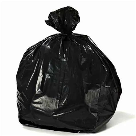 LDPE Recyclable Black Garbage Bags, Capacity: 5 Kg, Thickness: 50 Microns at Rs 78/kg in Noida