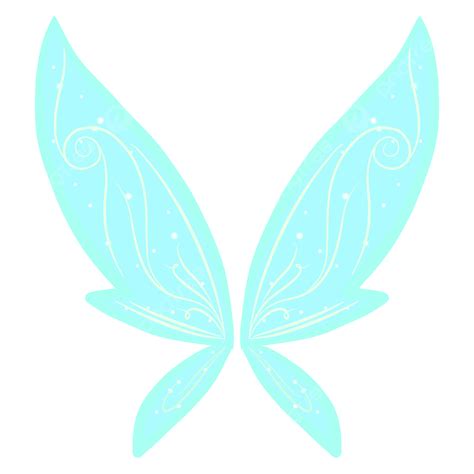 Fairy Wing Blue Transparent And Shiny, Fairytale, Glow In The Dark ...