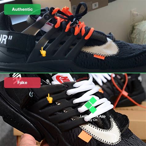 Step 4: Look at the inner and outer cages of the Presto Off-White Black sneakers | Off white ...