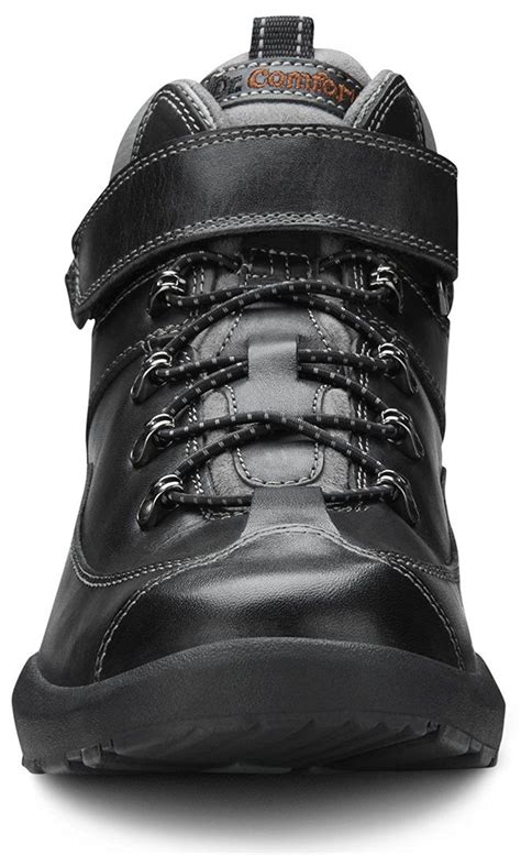 Dr. Comfort Men's Ranger Black Diabetic Hiking Boots | Hiking boots, Boots, Men