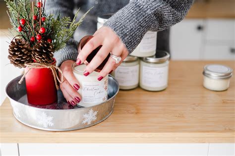 Holiday Product Photoshoot for Candles: Scented Designs