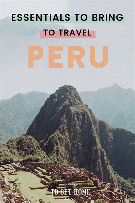 Packing for Peru seems tricky because the country is so diverse, so I ...