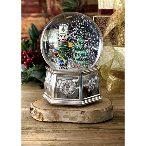 Spode Christmas Tree Musical Nutcracker Snow Globe & Reviews | Birch Lane