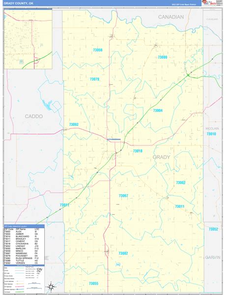 Maps of Grady County Oklahoma - marketmaps.com