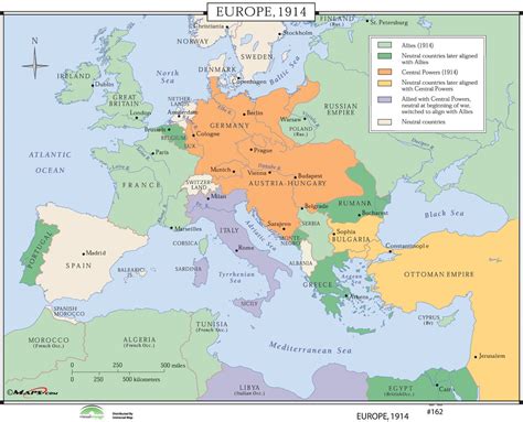 Pre 1914 Map Of Europe - United States Map