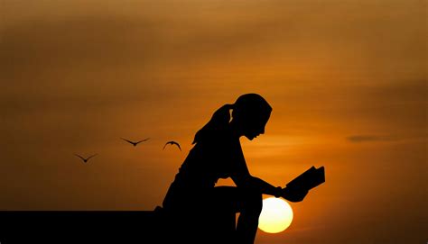 Reading, Read, Peaceful,woman, Dusk Free Stock Photo - Public Domain Pictures