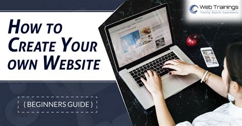 How To Create Your Own Website | Step by Step Guide - Web Trainings