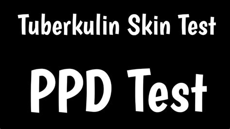 Tuberkulin Skin Test | PPD Skin Test | Mantoux Test | Diagnosis & Interpretation | - YouTube