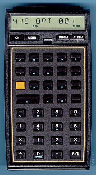 October 4, 1979: HP 41c Programmable Calculator : Day in Tech History