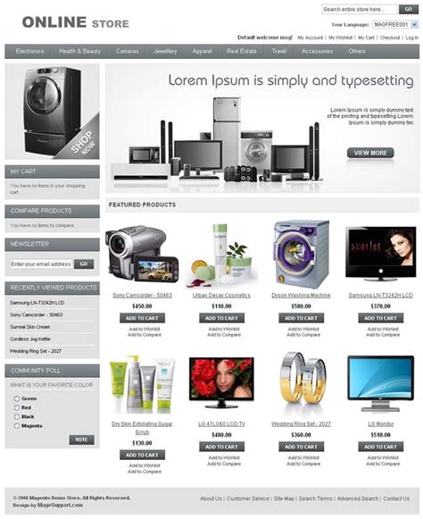 Magento Community Templates | williamson-ga.us