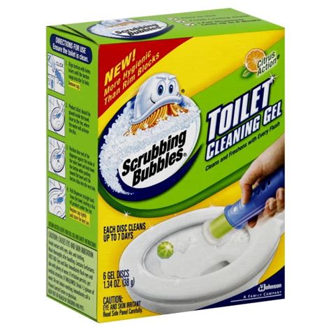 Scrubbing Bubbles Toilet Cleaning Gel Citrus