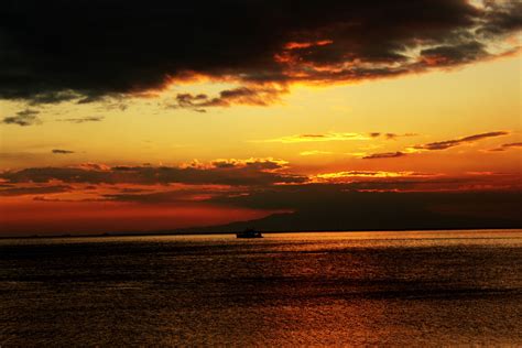 Sunset In Manila Bay 13 Free Stock Photo - Public Domain Pictures