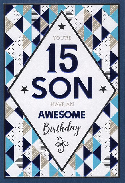 Son 15th Birthday Card | Just To Say