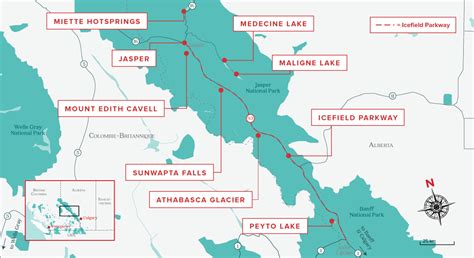 Cintura Espacioso Peave banff and jasper national park map torneo maximizar morir