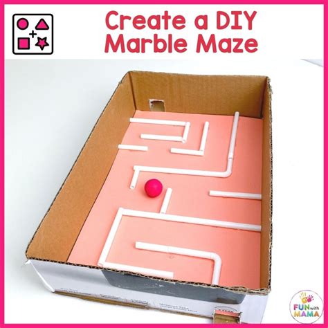 DIY Marble Maze Project for Kids - Fun with Mama