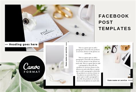 Facebook Post Templates: CANVA | Facebook post template, Facebook templates, Facebook posts