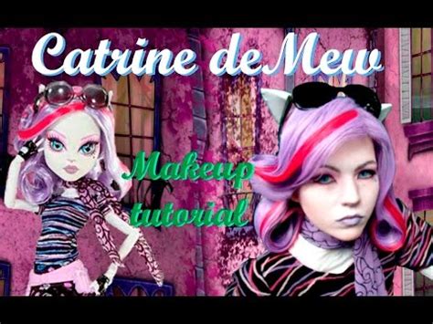 Catrine deMew Makeup Tutorial; Monster high - YouTube