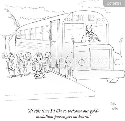 School Bus Cartoons and Comics - funny pictures from CartoonStock