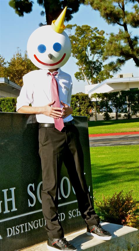 DIY Jack-In-The-Box Head: First year made him 'Regular Jack' for high school costume day. Took ...