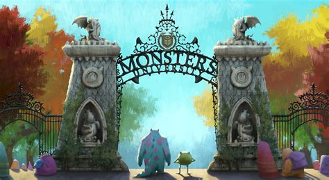 New Concept Art from Pixar’s Monsters University – The Reel Bits