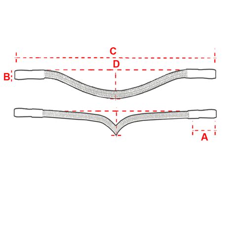 Diamond Browband Size Guide | Pink Equine