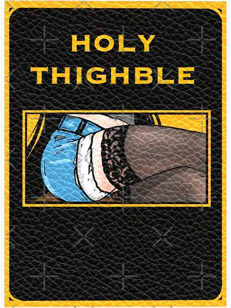 "Holy Thighble Shirt Anime Thighs Jean Shorts Style" Sticker by ...