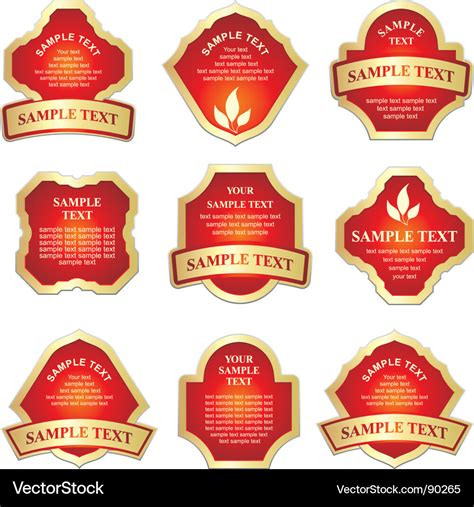 Label sticker Royalty Free Vector Image - VectorStock