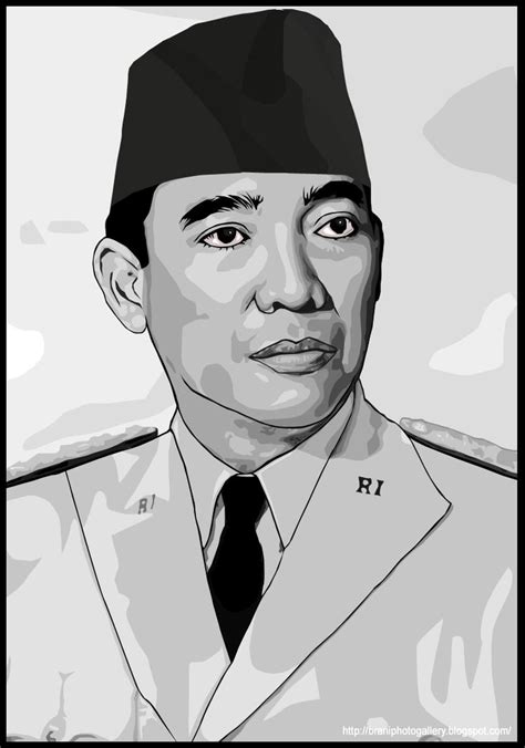 Sketsa Gambar Soekarno Inilah Mewarnai Gambar Sketsa Wajah Soekarno | Porn Sex Picture