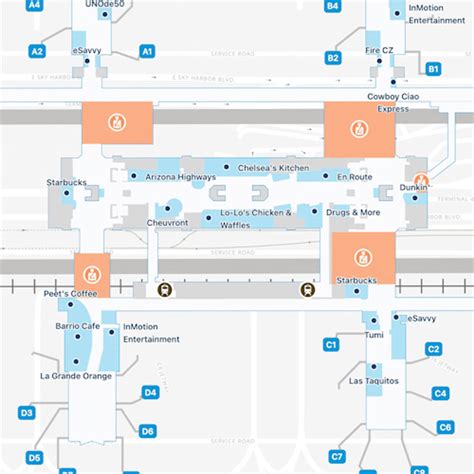 Phoenix Sky Harbor Airport Map | PHX Terminal Guide