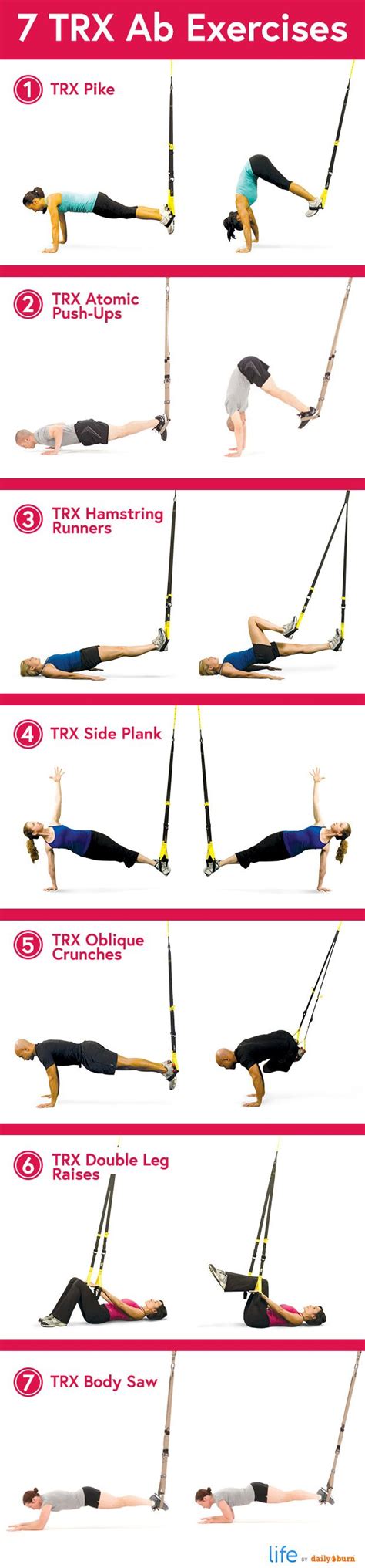 7 TRX Ab Exercises Fitness Workouts, Trx Ab Workout, Trx Abs, Trx ...