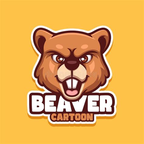 Beaver Logo stock vector. Illustration of drawing, gaming - 265082228