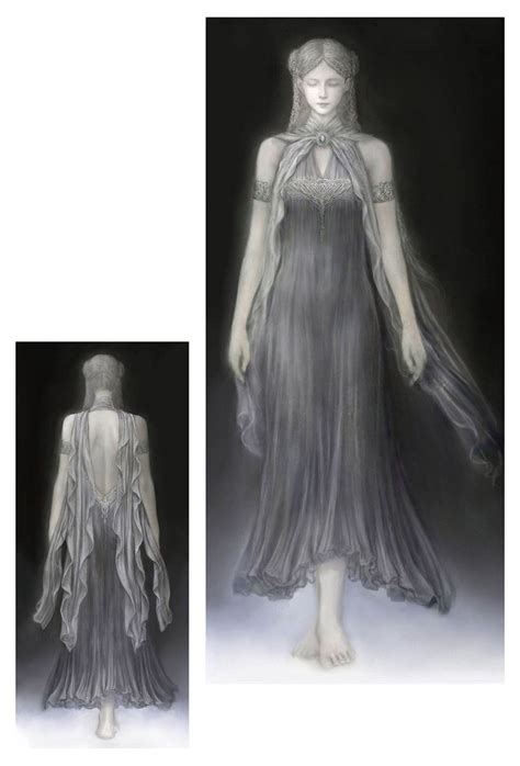 Deathbed Dress Concept Art - Elden Ring Art Gallery in 2023 | Dark ...