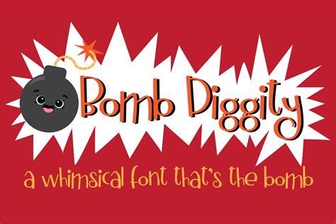 Bomb Diggity Font by Illustration Ink · Creative Fabrica | Font bundles ...