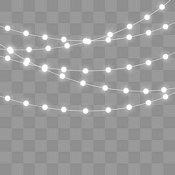 String Light White Transparent, String Holiday Lights, Lights, Festival, String PNG Image For ...