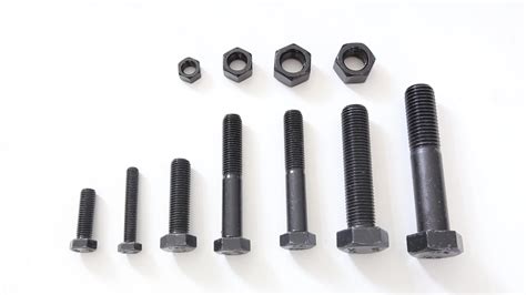 Grade 8 Black Hex Cap Bolts Screws,Nuts,Washers Set - Buy Hex Bolt And ...