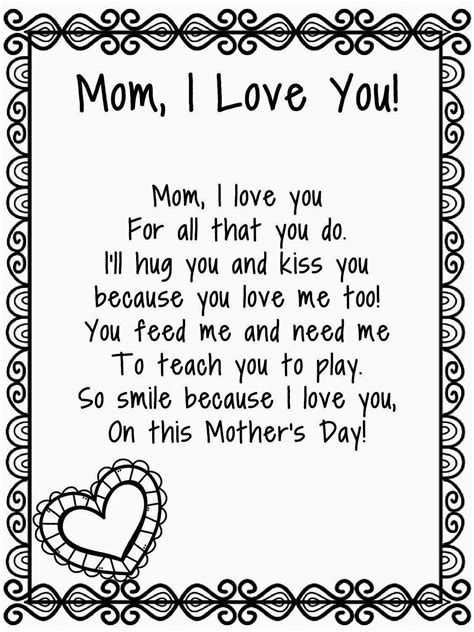 Pin by Kristina Chupacova on Mother s day | Mothers day songs, Happy mothers day poem, Mothers ...