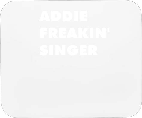 Addie Freakin' Singer Unfabulous Tv Character Mousepad