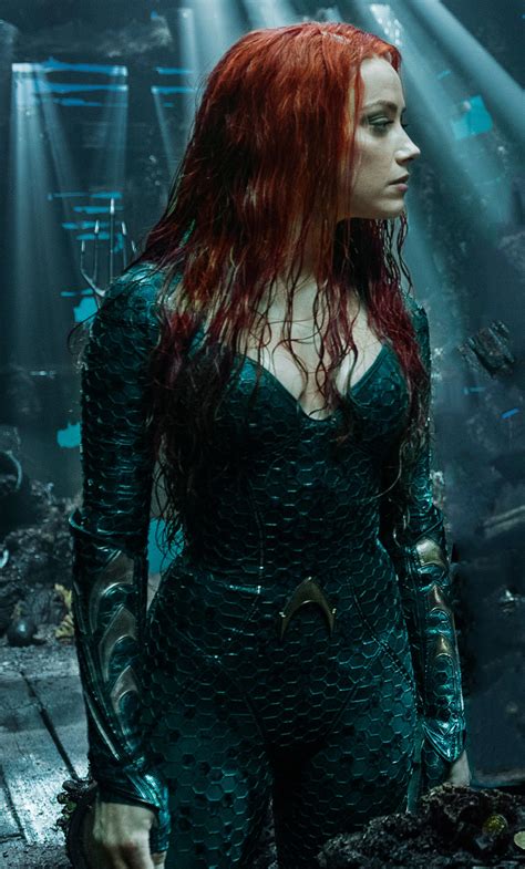 1280x2120 Arthur Curry And Amber Heard As Mera In Aquaman 2018 iPhone 6+ HD 4k Wallpapers ...