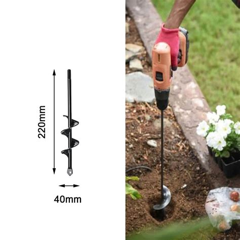 Multi-Size Earth Garden Auger Drill Bit - Garden Auger Rapid Planter - Earth Auger Yard Garden ...