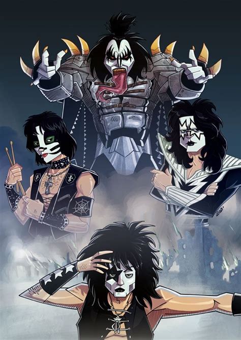 Pin by Enrique on KISS band + Fan art | Kiss band, Kiss art, Kiss artwork