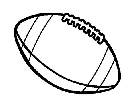 Ball of American football coloring page - Coloringcrew.com