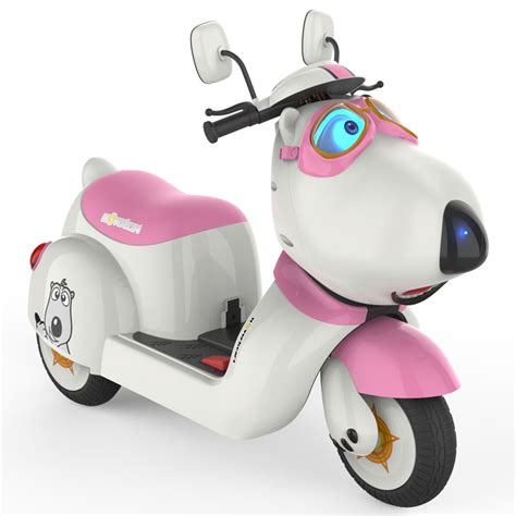 Bernard Bear Ride-On Toy 6V/4.5Ah With LED 3 Wheels For Kids (Pink ...