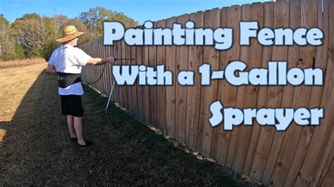 Fastest Way I've Found to Paint a Fence - YouTube