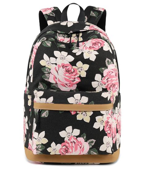 Abshoo Cute Lightweight Canvas Bookbags School Backpacks for Teen Girls ...